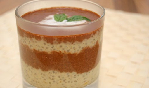 Double Layer Chia Seed Pudding